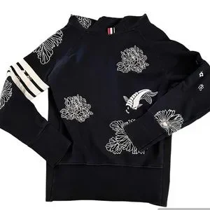 【関税&送料込】Thom Browne Sweatshirt With Embroidery Thom Browne | Shirts | Thom Browne Chrysanthemum Koi